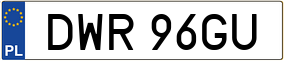 Truck License Plate